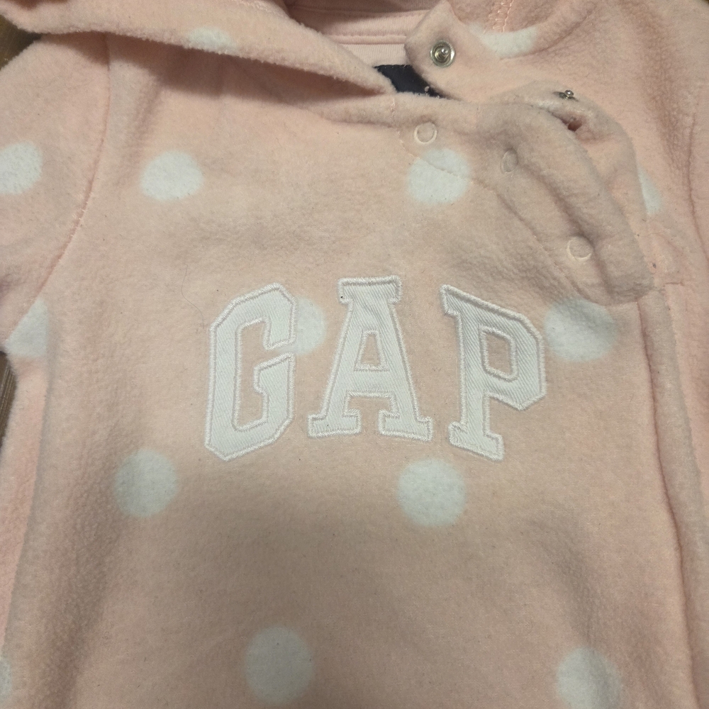 GAP Pink Polka Dot Hoodie